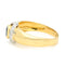 Bague 56 Bague vintage en or jaune 18 carats, saphir et diamants 58 Facettes 67719BDBE6E447E6B303A89F96C9A2EE
