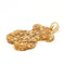 Pendentif TOUS - Pendentif en résine transparente et copeaux d’or jaune 18k, édition limitée 58 Facettes UKA000165SO