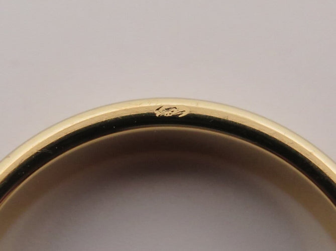 Bague 51 Boucheron - Alliance double godron en or jaune 18k, taille 51 58 Facettes 277151