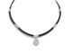Collier CHARRIOL - Collier Celtique Ovale en acier noir et or blanc 18k, diamants 0,42 ct 58 Facettes 276036