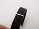 Bracelet ALOR2 / CHARRIOL - Bracelet Oval Station en acier noirci, or blanc 18k et diamants 0,65 ct 58 Facettes 276035