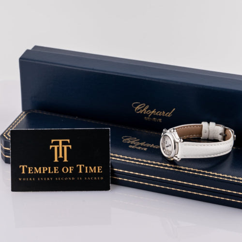 Montre Chopard Happy Sport - Montre à quartz en acier, diamants et nacre 58 Facettes TOT-11889