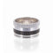 Bague 56 Boucheron Quatre Black Edition - Bague Large en or blanc 18 K 58 Facettes 2.19360