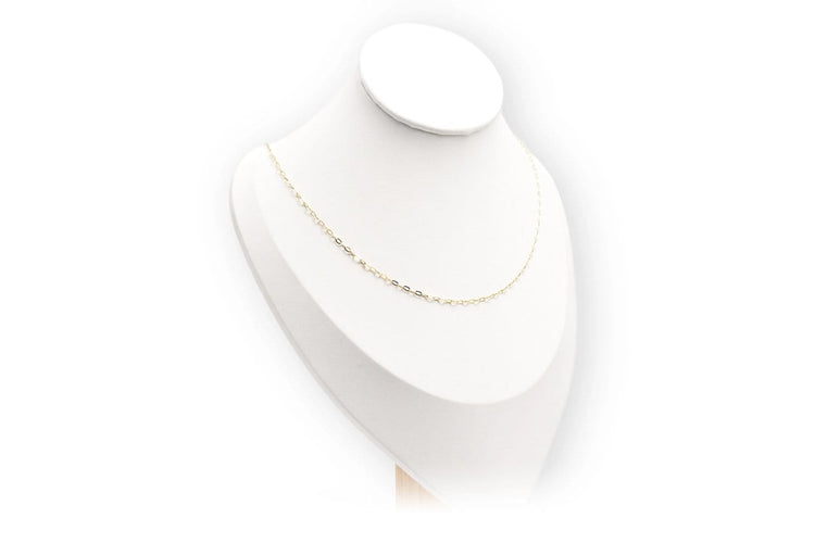 Collier Chaîne contemporaine en or jaune 18 carats 58 Facettes B985