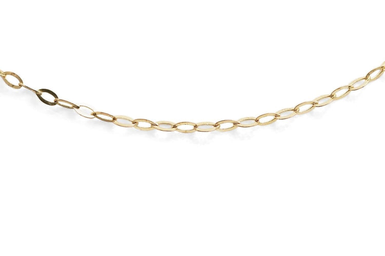 Collier Chaîne contemporaine en or jaune 18 carats 58 Facettes B985