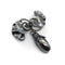Broche Georg Jensen USA - Broche en argent sterling, feuilles de ginkgo et capsule de graines 58 Facettes 11248