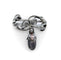 Broche Georg Jensen USA - Broche en argent sterling, feuilles de ginkgo et capsule de graines 58 Facettes 11248