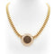 Collier Bulgari Monete - Collier en or jaune 18 carats, monnaie ancienne et diamants 58 Facettes 717A26_M