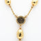 Collier Bulgari - Collier Monete vintage en or jaune, deux monnaies anciennes et diamants 58 Facettes 660A26_M