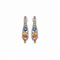 Boucles d'oreilles Boucles d’oreilles articulées en or blanc 18 carats, saphirs et diamants 58 Facettes 1.0001745/2