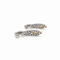 Boucles d'oreilles Boucles d’oreilles articulées en or blanc 18 carats, saphirs et diamants 58 Facettes 1.0001745/2
