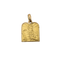 Pendentif Pendentif Table de la Torah en or jaune 18k 58 Facettes #4871