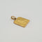 Pendentif Pendentif Table de la Torah en or jaune 18k 58 Facettes #4871