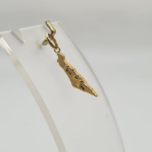 Pendentif Pendentif Terre d’Israël en or jaune 18k 58 Facettes #4872