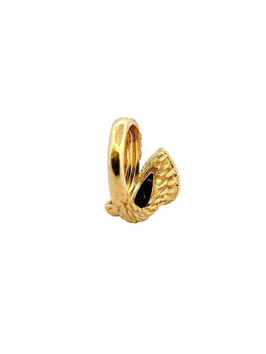 Bague 54 Boucheron Serpent Bohème - Bague en or jaune 18 carats et turquoise naturelle 58 Facettes SB