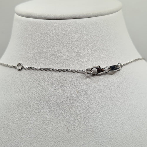 Collier Collier en or blanc 18k 58 Facettes #4920