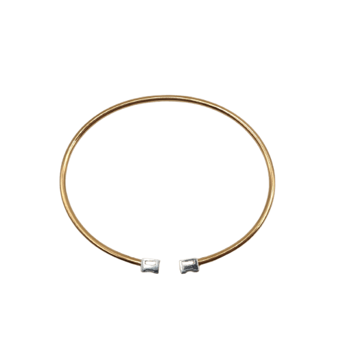 Bracelet Bracelets joncs en or rose 18 carats 58 Facettes #4955
