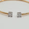 Bracelet Bracelets joncs en or rose 18 carats 58 Facettes #4955