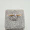 Bague 52 Alliance en or rose 18 carats avec diamant 58 Facettes #4957