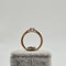 Bague 52 Alliance en or rose 18 carats avec diamant 58 Facettes #4957