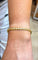 Bracelet Bracelet en or jaune 18 carats serti de diamants naturels 58 Facettes RD