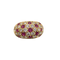 Bague 52 Bague en or jaune 18k avec rubis et diamant 58 Facettes #4962
