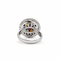 Bague 70 Bague dôme en or blanc 18 carats, saphirs et diamants 58 Facettes 1.0001745/3