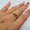 Bague 53 Alliance - Bague en or jaune 18 carats avec diamant 58 Facettes #4963