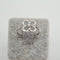 Bague 54 Bague fleur en or blanc 18k 58 Facettes #4966