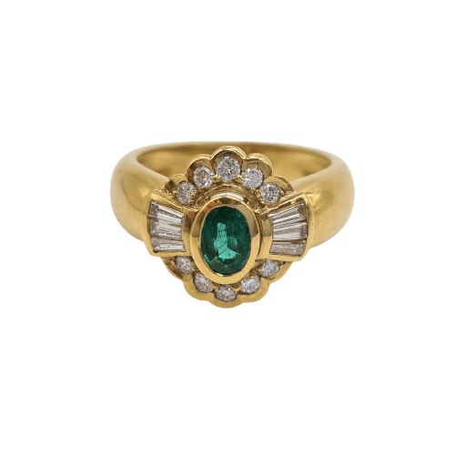 Bague 54 Bague en or jaune 18k 58 Facettes #4968