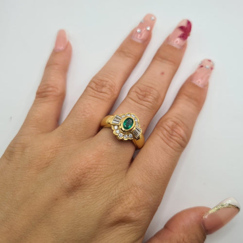 Bague 54 Bague en or jaune 18k 58 Facettes #4968