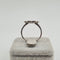 Bague 54 Bague fleur en or blanc 18k avec diamant 0,03 ct 58 Facettes #4970