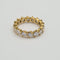 Bague 50 Bague en or jaune 18k sertie de diamants 58 Facettes #4974