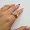 Bague Bague en or jaune 18k et diamants 58 Facettes #4978