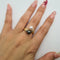 Bague 53 Bague en or jaune 18k avec perle de culture 58 Facettes #4979