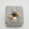 Bague 53 Bague en or jaune 18k avec perle de culture 58 Facettes #4979