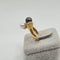 Bague 53 Bague en or jaune 18k avec perle de culture 58 Facettes #4979