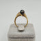 Bague 53 Bague en or jaune 18k avec perle de culture 58 Facettes #4979