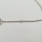 Bracelet Bracelet chaîne en or blanc 18k serti de diamants 58 Facettes #4984