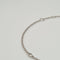 Bracelet Bracelet chaîne en or blanc 18k serti de diamants 58 Facettes #4984