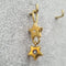 Pendentif Pendentif étoiles en or jaune 18 carats avec diamants 58 Facettes #4985