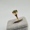 Bague 53 Bague en or jaune 18k avec émeraude 58 Facettes #5033