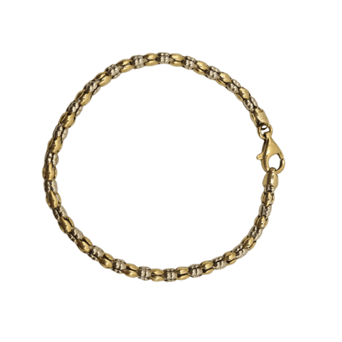 Bracelet Bracelet chaîne en or jaune 18k 58 Facettes #5035
