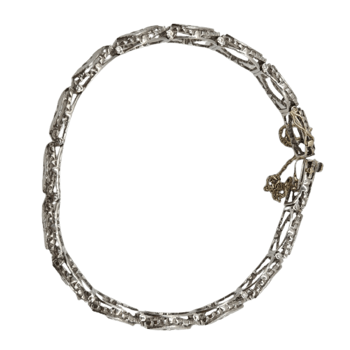 Bracelet Bracelet en or blanc 18 carats 58 Facettes #5039