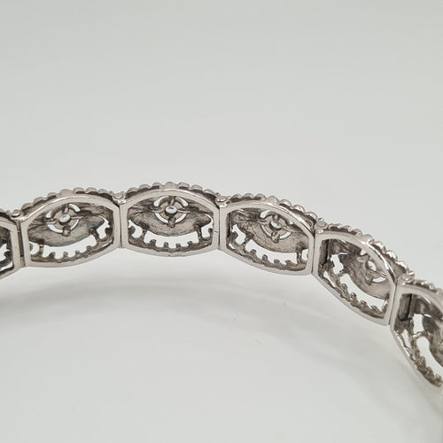 Bracelet Bracelet en or blanc 18 carats 58 Facettes #5039