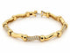 Boucheron - Bracelet vintage articulé en or jaune 18 carats et diamants 58 Facettes bc