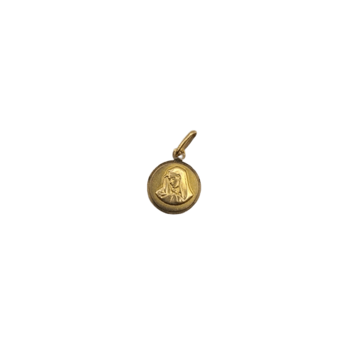 Pendentif Vierge Marie en or 18k 58 Facettes #5056