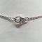 Collier - Chaîne en or blanc 18 carats avec diamant naturel certifié GIA 58 Facettes #5058