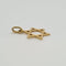 Pendentif étoile moyen en or jaune 18 carats 58 Facettes #5062