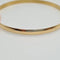 Bracelet jonc en or jaune 18 carats 58 Facettes #5064